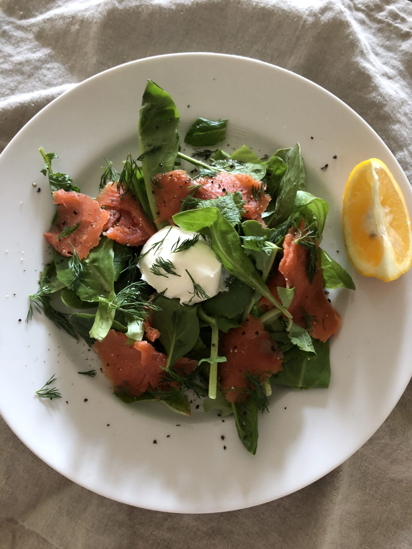 Smoked Salmon Salad