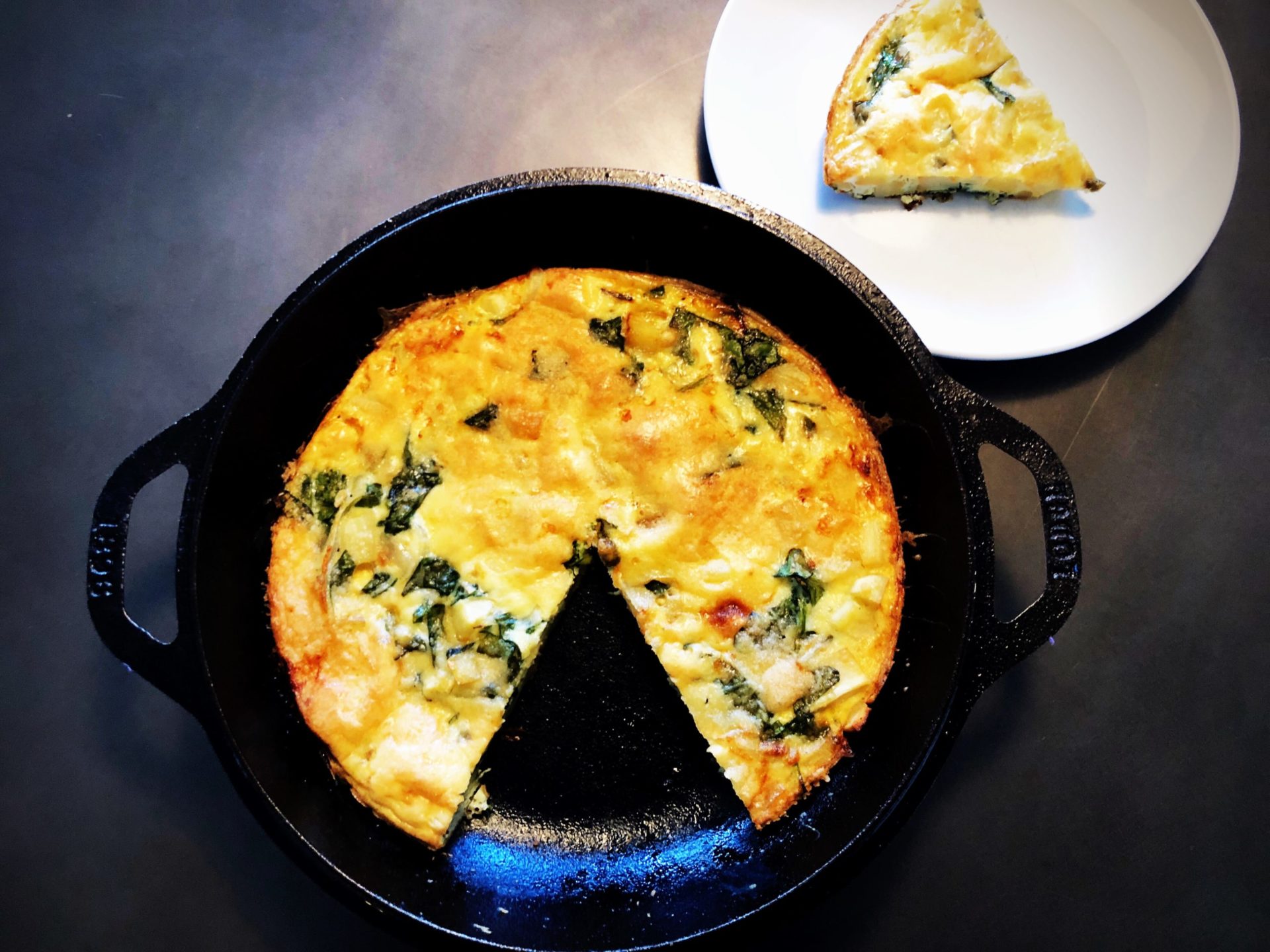 Parsnip and Spinach Frittata Lectin-free Grain-Free Gluten-Free Newsletter Sign up