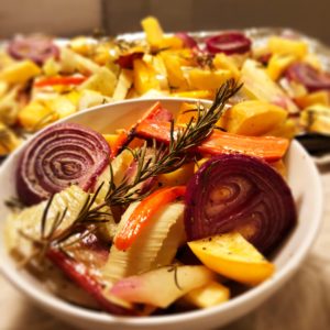 Roasted Root Veggie Bowl