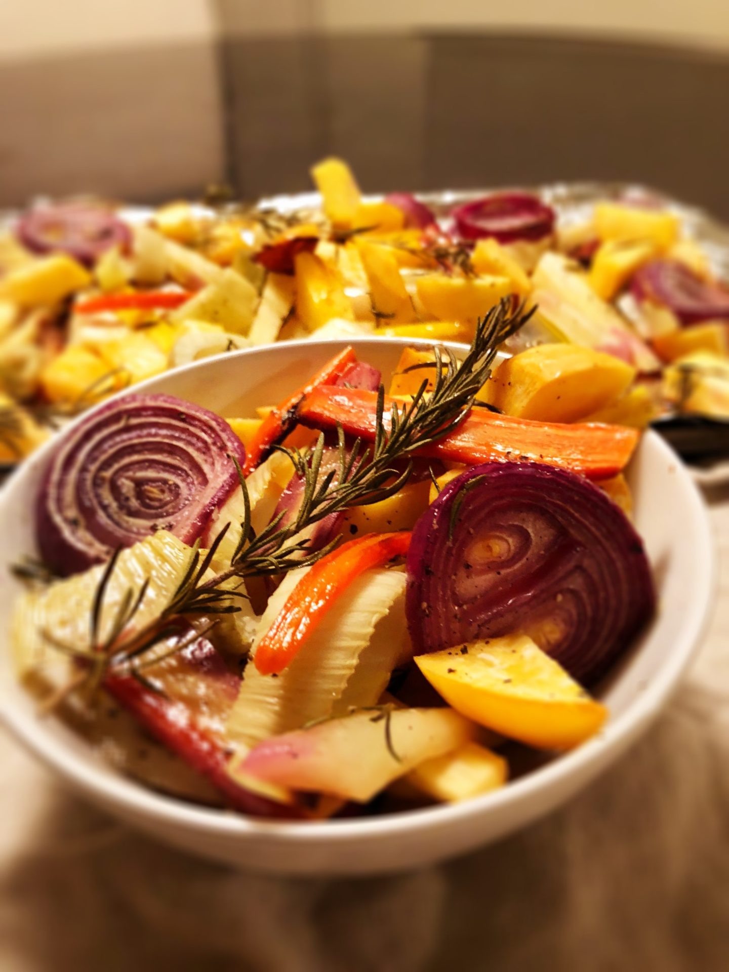 Roasted Root Veggie Bowl