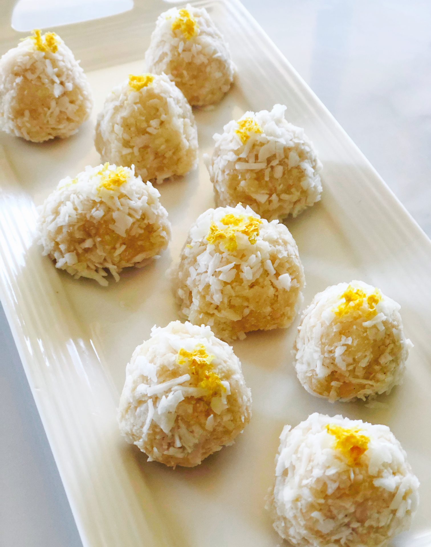 Vegan Ray Lemon Balls