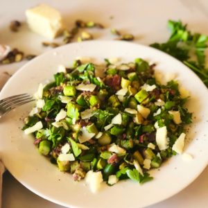 Asparagus, Pistachio & Parsley Salad lectin-free