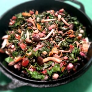 Rainbow Chard Wild Mushrooms