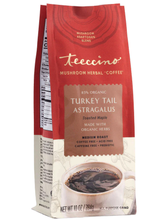 Teeccino herbal coffee and tea caffeine free