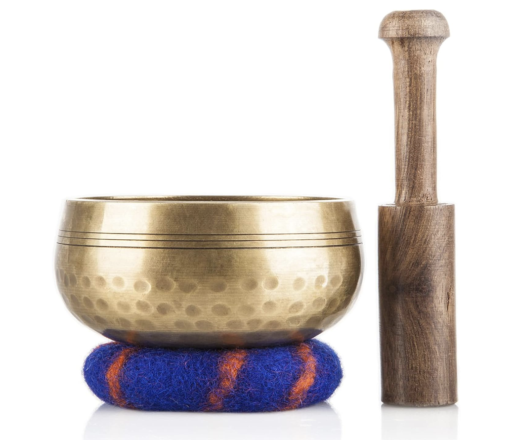 Tibetan singing bowl set meditation relaxation stress relief